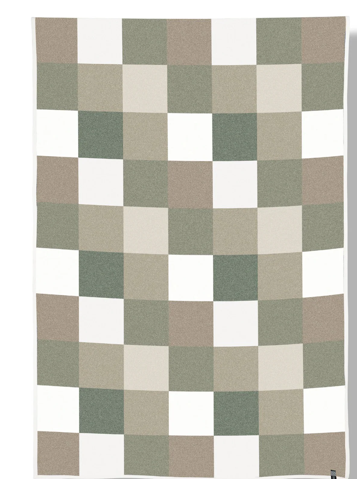 Bico Blanket wool  Check - Grey / Green